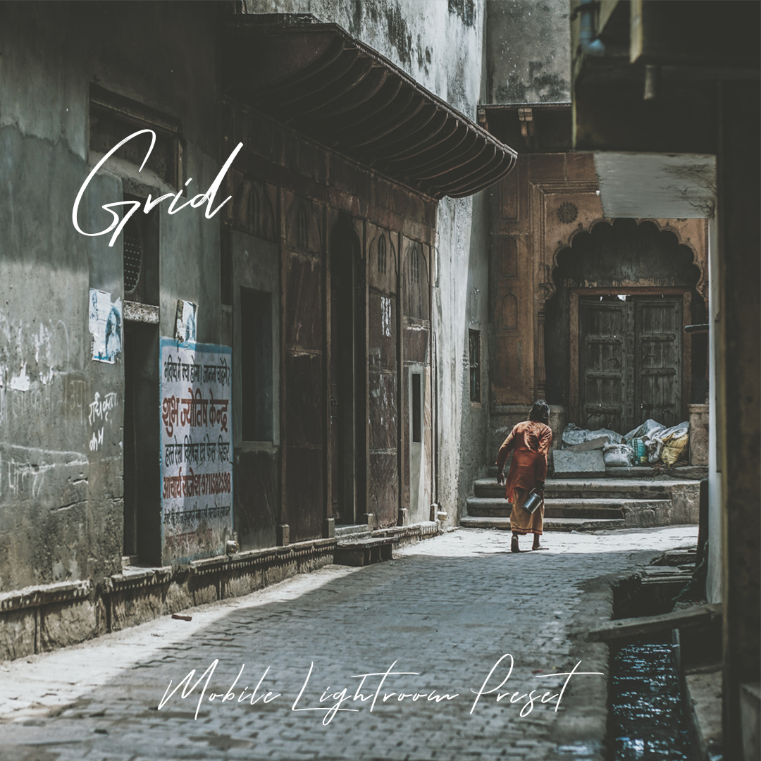 Grid free mobile Lightroom preset