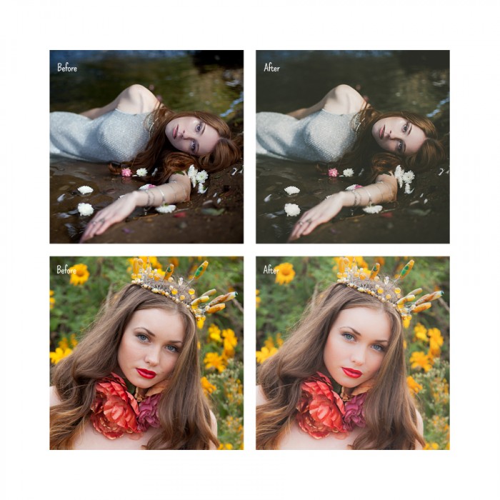 Color Fantasy Lightroom Presets Collage 2