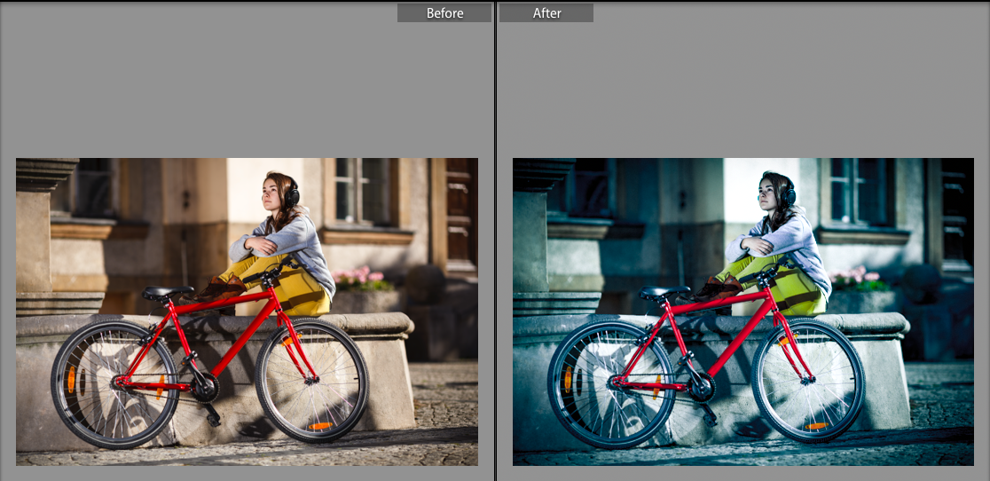 Denim Grain and Charcoal Lightroom Presets