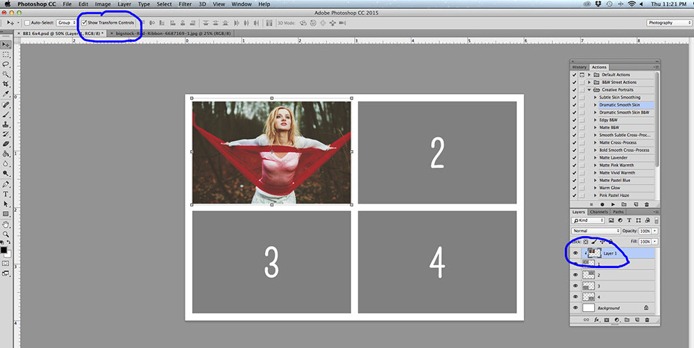 Ho to use photography templates.