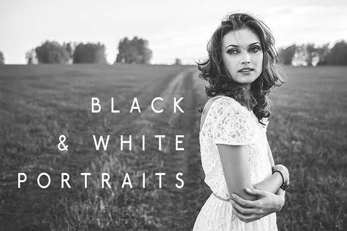 B&W Portraits Lightroom Presets