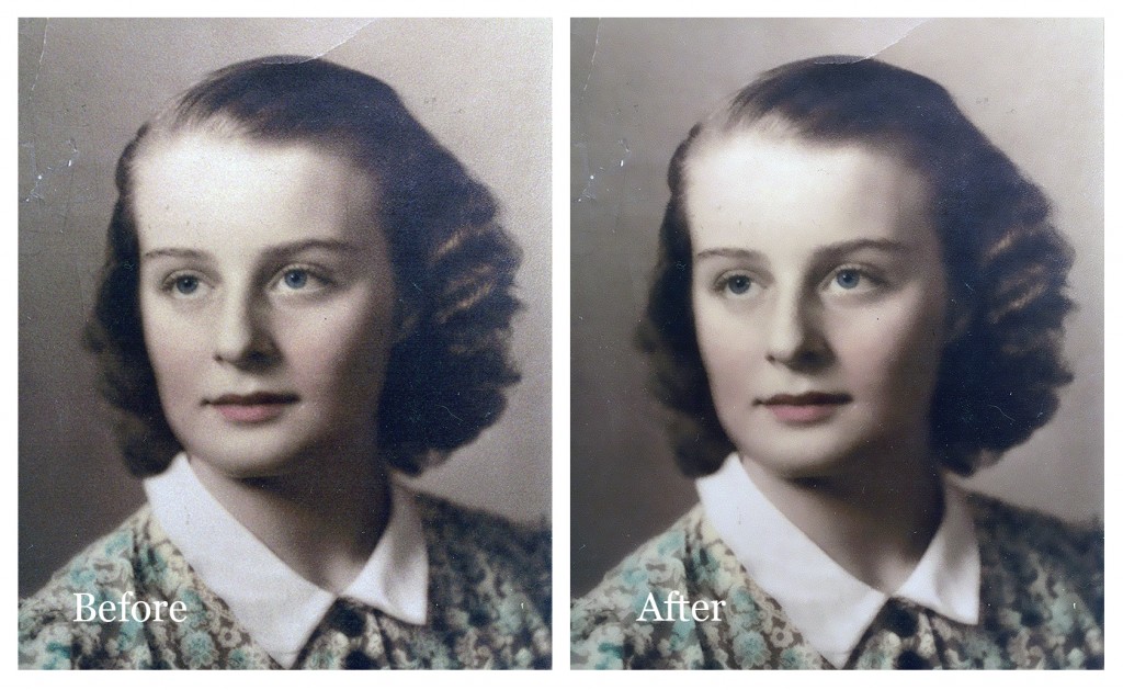 Before and After Topaz Clean