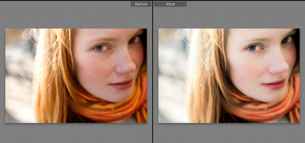 Cool Rich and Soft Lightroom Preset Before and After