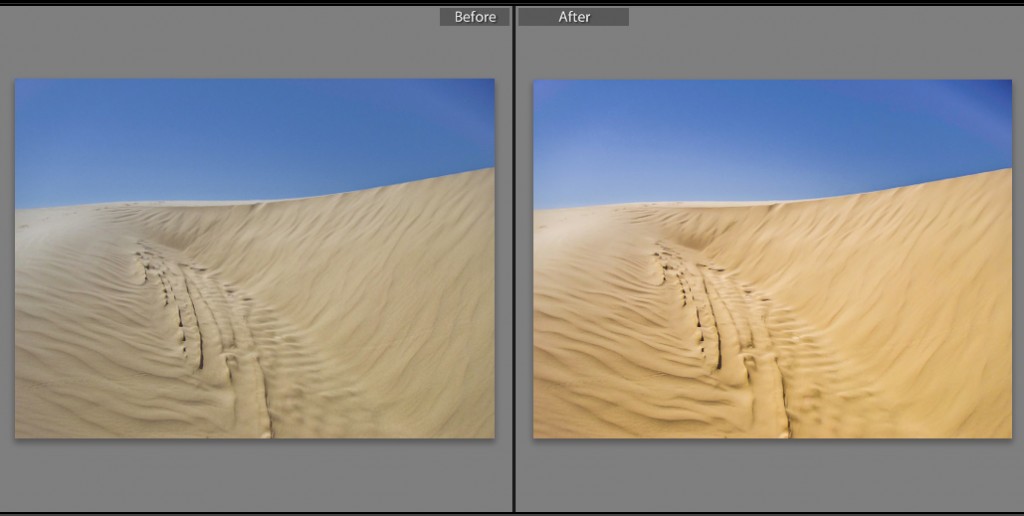 Dramatic Sand Lightroom Preset Example Photo