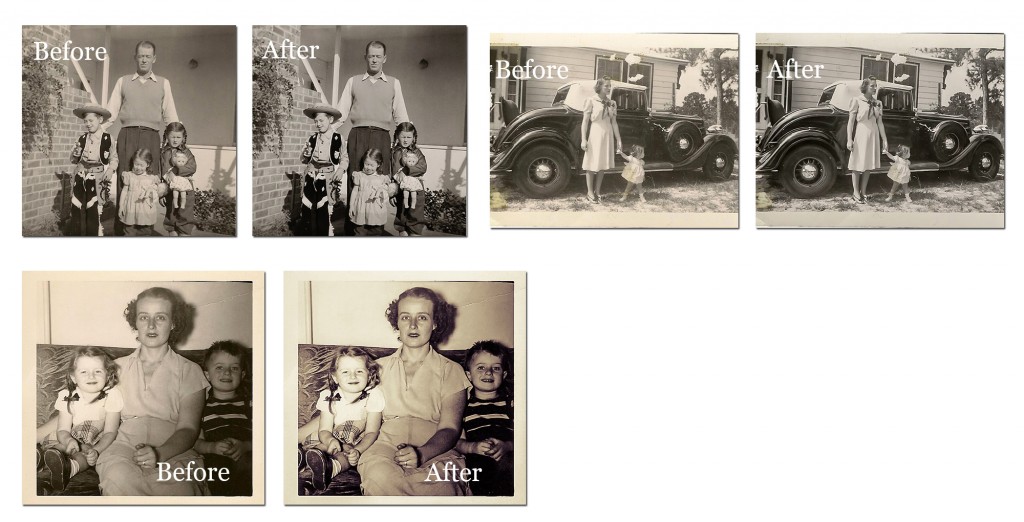 Improve Old B&W Lightroom Presets Before and After