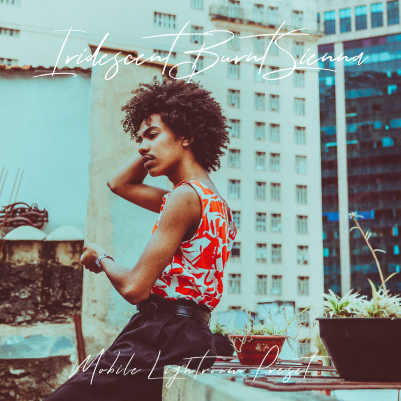 Featured image for Iridescent Burnt Sienna mobile preset.