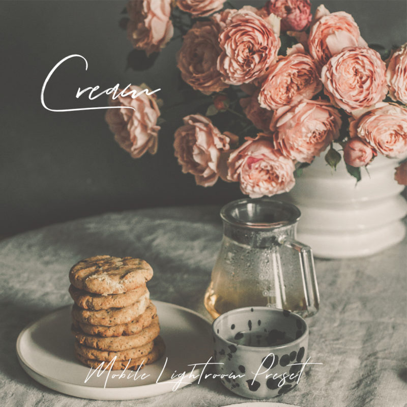 Free cream Adobe mobile preset