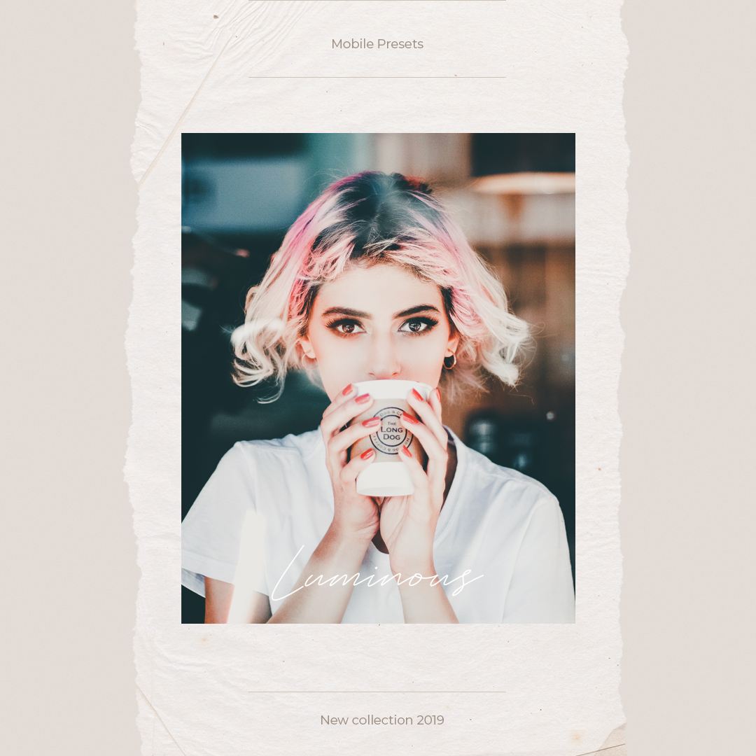 Luminous mobile lightroom presets